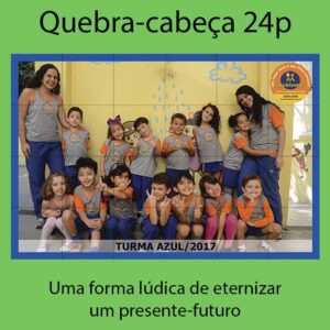 Quebra-cabeça imantado 24 peças