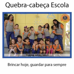 Quebra-cabeça Personalizado Escola 24 peças
